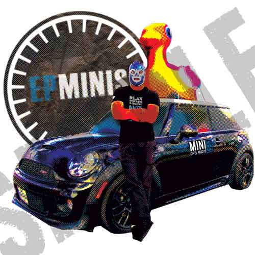 SAMPLE of Luchador Duck Design